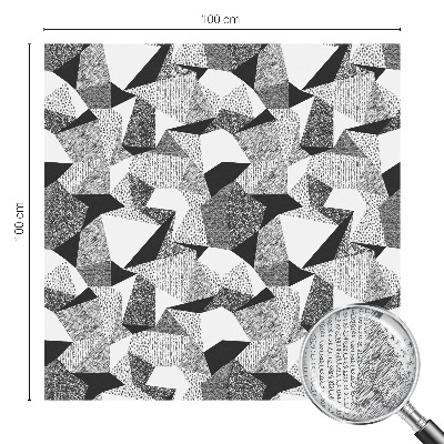 Autocolant vitraliu pentru geam Figuri geometrice