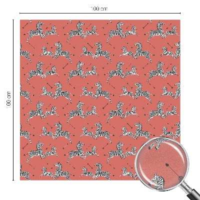 Folie geam intimitate model vitraliu Motivul zebrei