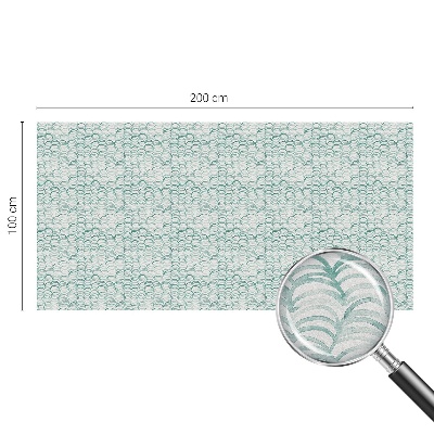 Autocolant vitraliu pentru geam Val verde