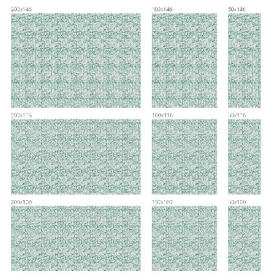 Autocolant vitraliu pentru geam Val verde