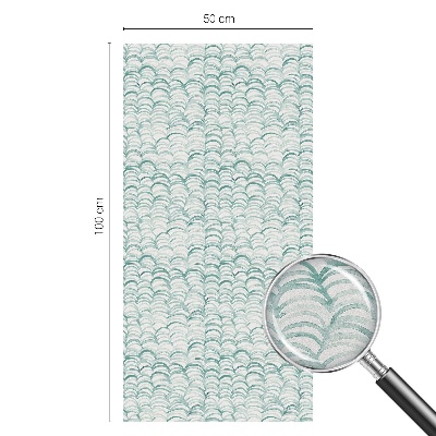 Autocolant vitraliu pentru geam Val verde