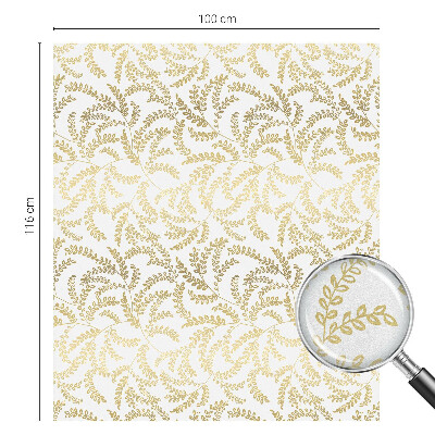 Autocolant vitraliu pentru geam Modelul plantei