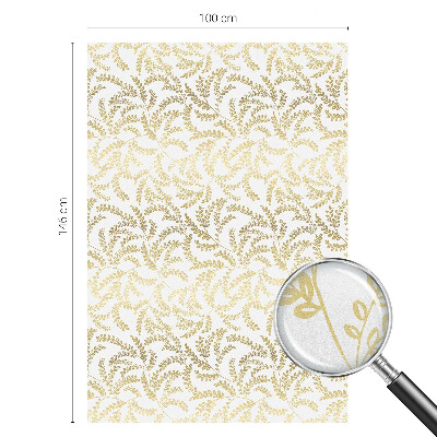 Autocolant vitraliu pentru geam Modelul plantei