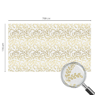 Autocolant vitraliu pentru geam Modelul plantei