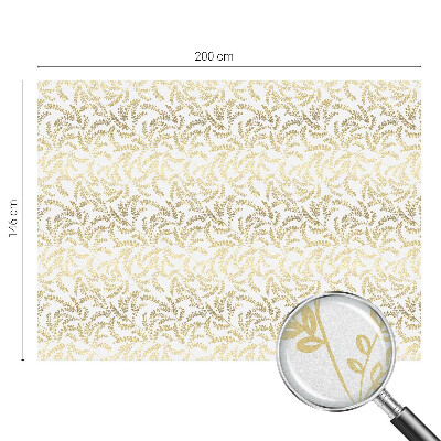 Autocolant vitraliu pentru geam Modelul plantei