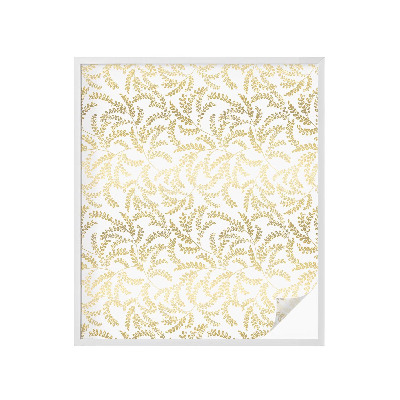 Autocolant vitraliu pentru geam Modelul plantei