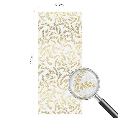 Autocolant vitraliu pentru geam Modelul plantei