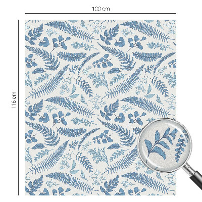 Folie geam intimitate model vitraliu Model botanic