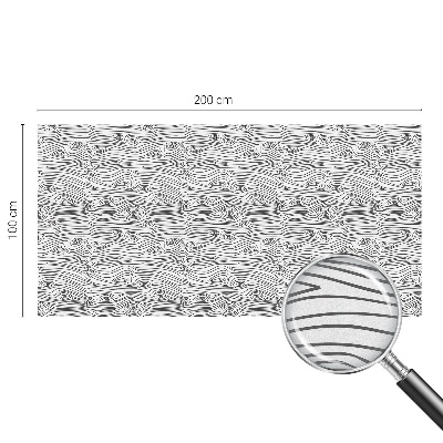 Folie decorativă vitraliu pentru uși și ferestre Linii de lemn