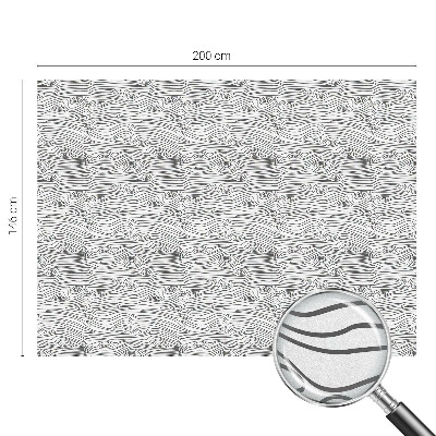 Folie decorativă vitraliu pentru uși și ferestre Linii de lemn