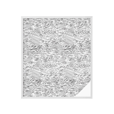 Folie decorativă vitraliu pentru uși și ferestre Linii de lemn