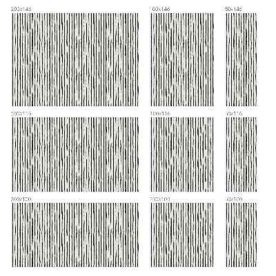 Folie decorativă geam Dungi verticale