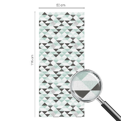 Folie geam intimitate model vitraliu Modele triunghiulare