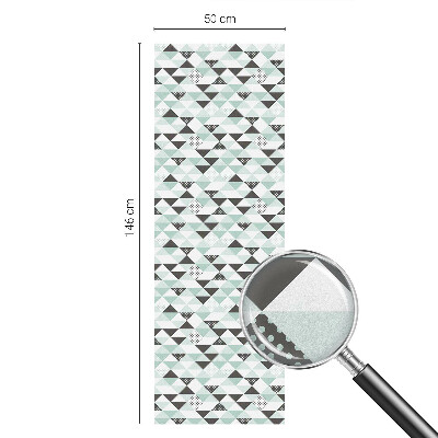 Folie geam intimitate model vitraliu Modele triunghiulare