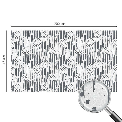 Folie decorativă vitraliu pentru uși și ferestre Dungi și puncte