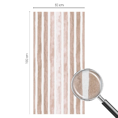 Folie decorativă geam Centuri maro