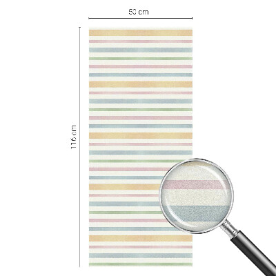 Folie geam să nu se vadă din exterior Dungi pastelate