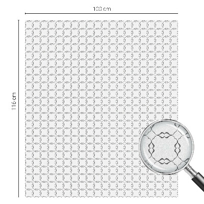 Folie geam intimitate model vitraliu Linii geometrice
