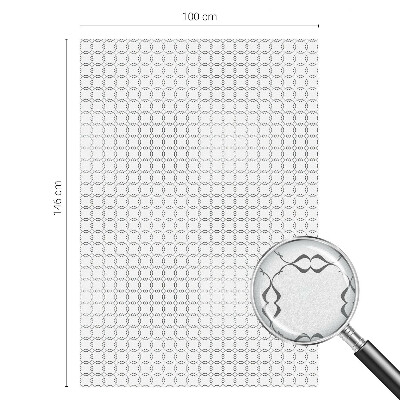 Folie geam intimitate model vitraliu Linii geometrice