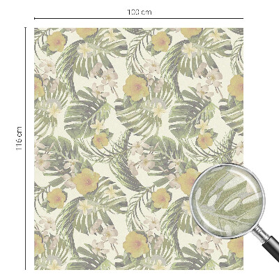 Folie decorativă geam Temă tropicală