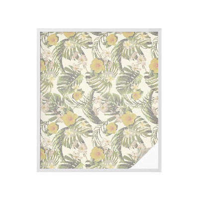 Folie decorativă geam Temă tropicală