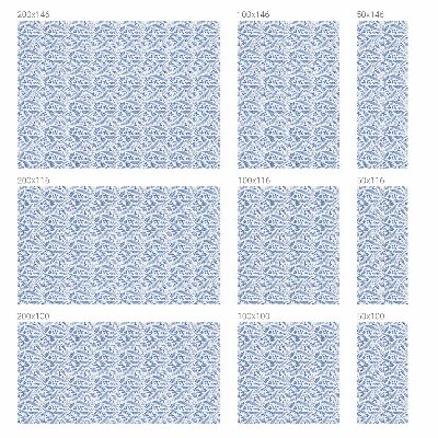 Autocolant vitraliu pentru geam Frunze de ferigă