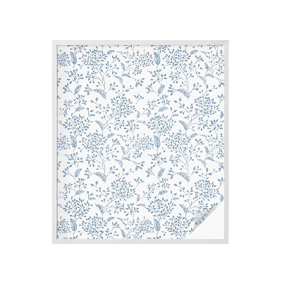 Folie geam intimitate model vitraliu Motiv vegetal