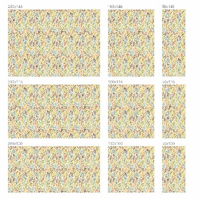 Autocolant vitraliu pentru geam Pene de curcubeu