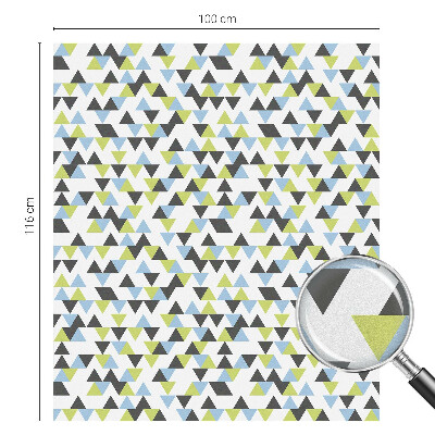 Folie decorativă geam Triunghiuri geometrice