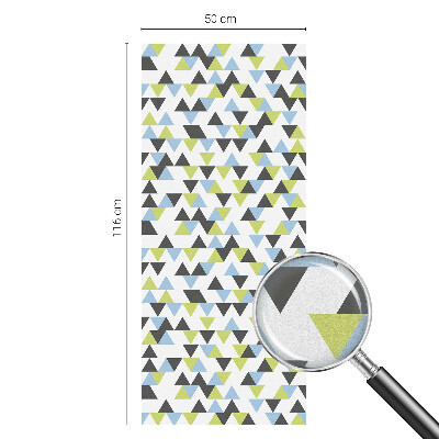 Folie decorativă geam Triunghiuri geometrice