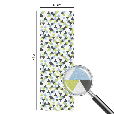 Folie decorativă geam Triunghiuri geometrice
