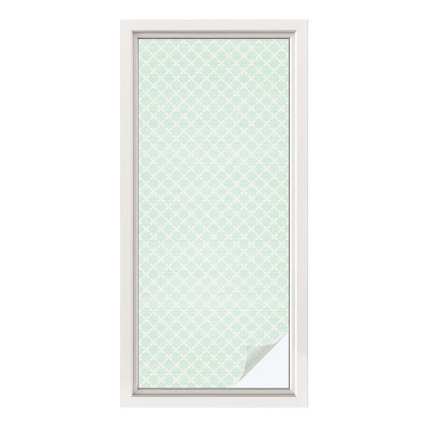 Autocolant vitraliu pentru geam Simetrie pastelată