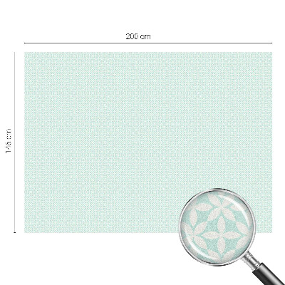 Folie geam intimitate model vitraliu Simetria florală