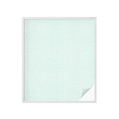 Folie geam intimitate model vitraliu Simetria florală