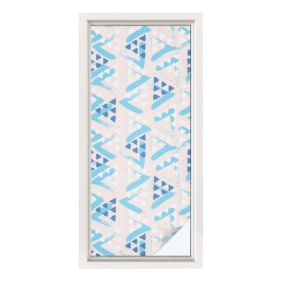 Folie decorativă vitraliu pentru uși și ferestre Modele geometrice