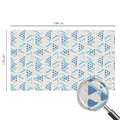 Folie decorativă vitraliu pentru uși și ferestre Modele geometrice