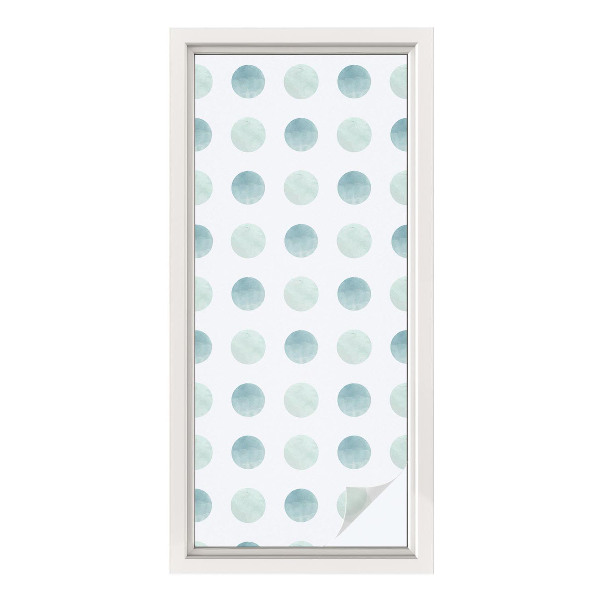 Folie geam să nu se vadă din exterior Cercuri delicate