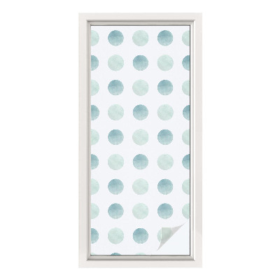 Folie geam să nu se vadă din exterior Cercuri delicate