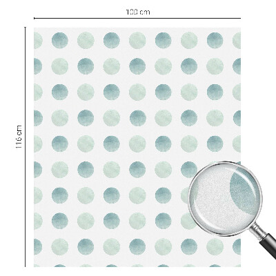 Folie geam să nu se vadă din exterior Cercuri delicate