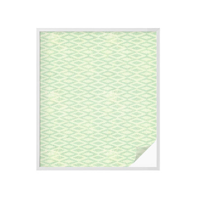 Folie geam intimitate model vitraliu Romburi verzi