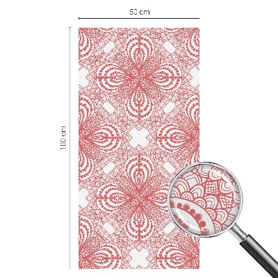 Autocolant vitraliu pentru geam Modele de dantelă