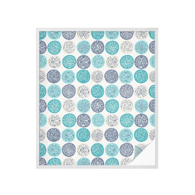 Folie geam să nu se vadă din exterior Cercuri geometrice