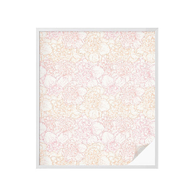 Folie decorativă vitraliu pentru uși și ferestre Eleganță florală