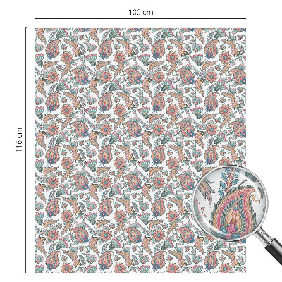 Folie geam intimitate model vitraliu Eleganță florală