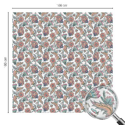 Folie geam intimitate model vitraliu Eleganță florală