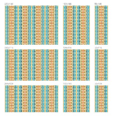 Folie decorativă vitraliu pentru uși și ferestre Motive geometrice