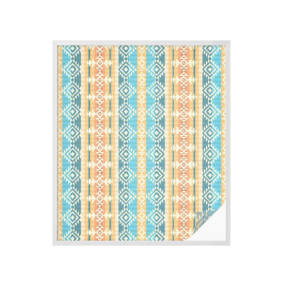 Folie decorativă vitraliu pentru uși și ferestre Motive geometrice