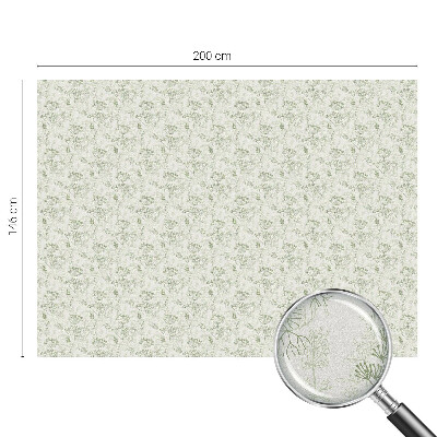 Autocolant vitraliu pentru geam Model botanic