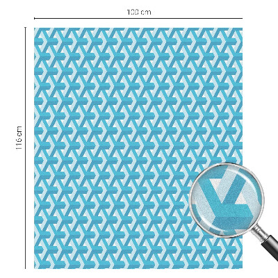 Folie geam intimitate model vitraliu Cuburi geometrice