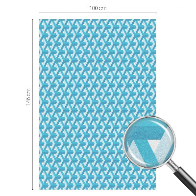 Folie geam intimitate model vitraliu Cuburi geometrice